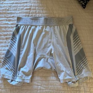 Men’s large, white compression workout underwear. Great condition